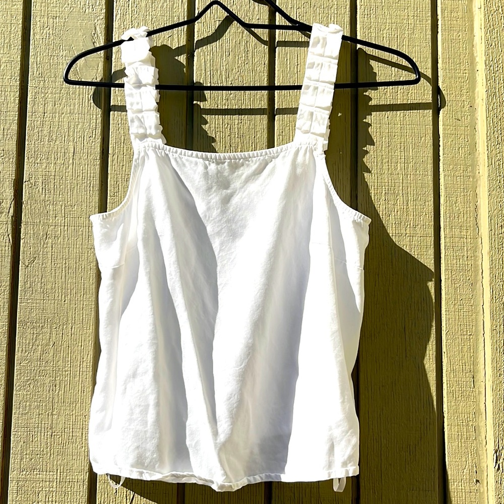 Cremieux white summer top